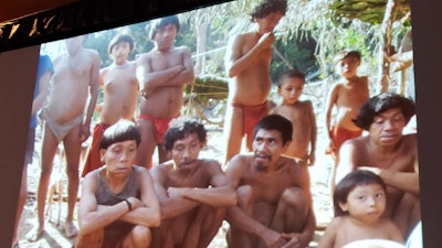 Weiss provided a case study of the skin microbiomes of the isolated Yanomami community in Venezuela.