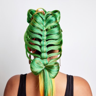 Finished Christmas Tree Braid by LaShawn Carlos