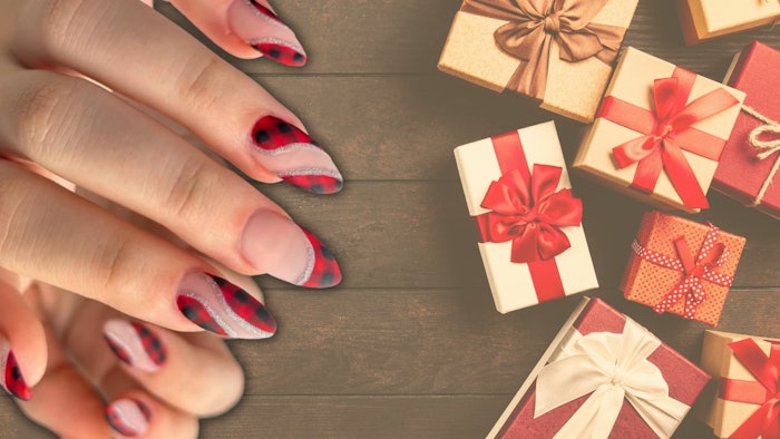 Cathy Torres (@topnailartist) created three holiday-inspired nail designs. Learn what products and tools she used to bring these looks to life.
