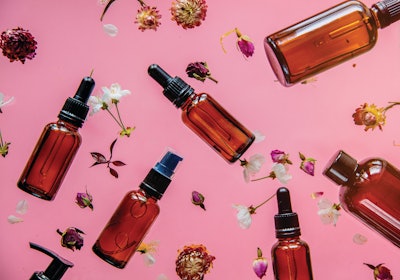 A fragrance is a mixture of odorant materials which, besides the overall odor, have specific characteristics like evaporation time (head, middle, dry-out), and strength; and each interaction will be specific to the dosage to each other.