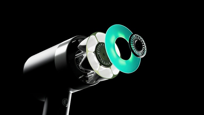 AirLight Pro uses a combination of infrared-light technology and wind to dry the hair rapidly in a way that renders it visually smoother and hydrated, per the company. The process uses 'up to 31% less energy consumption,' according to L'Oréal Groupe.