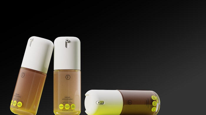 The Dream Glass Atmospheric from FusionPKG, an Aptar Beauty company, features a capsule-/pill-shaped curvature ideal for prestige beauty applications, per the company.