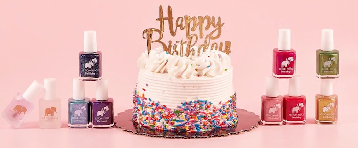 The new collection from ella+mila includes eight new polishes, a Satin Top Coat and cuticle oil bottle.