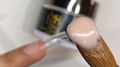 The bead is a good size with the right consistency.