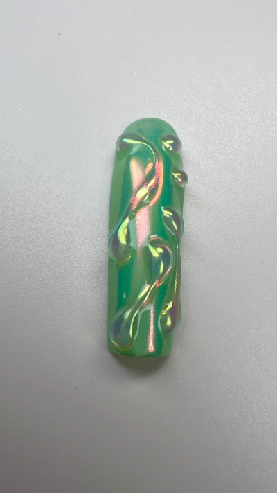 Mint chrome on chrome waves