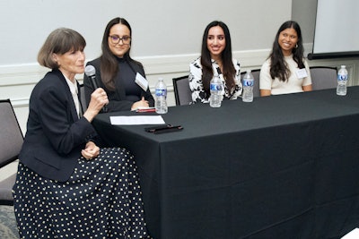 The panel was composed of three young people, Amna Gaba (Lucta), Emilie Torres (Berje) and Rebecca Bissenar (Victoria Secret), all three, relatively new in the industry.