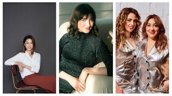 Victoria Fu, AKA @chemistconfessions; Allison Turquoise (Kent-Gunn), AKA @allisonturquoise; and Christina Basias, Ph.D., and Alexis Androulakis, AKA The Lipstick Lesbians.