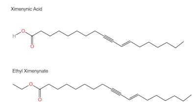 Figure 1. Chemical structure of ximenynic acid and its ester