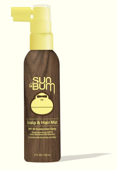 Products such as Sun Bum Scalp & Hair Mist SPF30 (pictured) and Malibu SPF15 Clear Hair & Scalp Protector are at the forefront of UV defense for the hair/scalp.