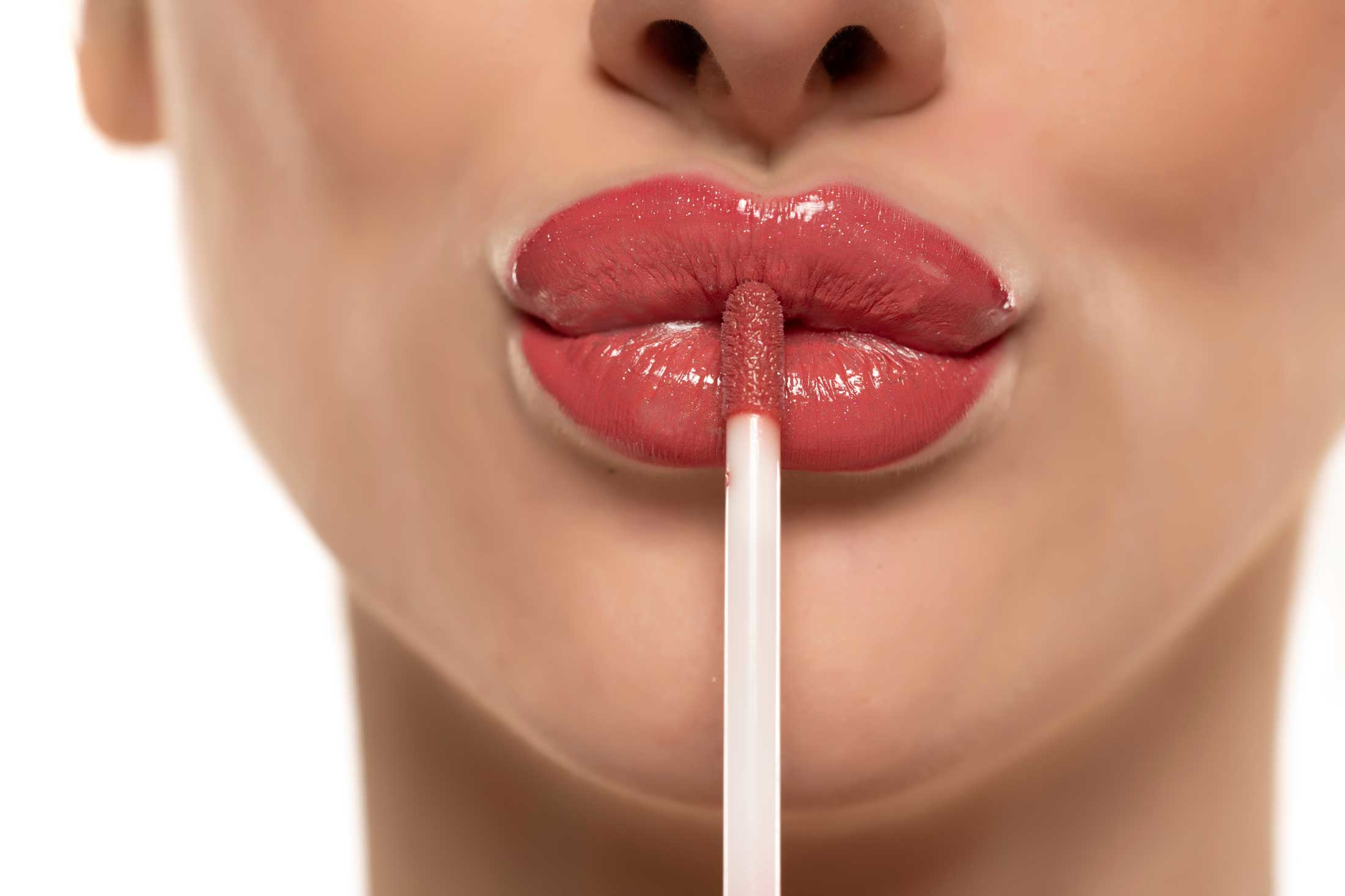 Kiss Lips Shiny Gloss Color Adobe Stock 502713027