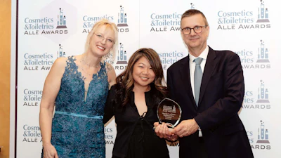 From L: Rachel Grabenhofer, C&T, with Jewel Lee and Christophe Toumit, Greentech USA