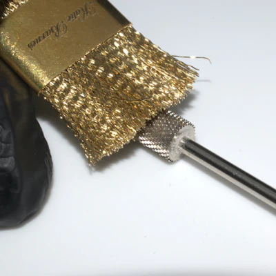 Kb Cleaning E File Bit Brush Removing Debris From A Carbide Bit