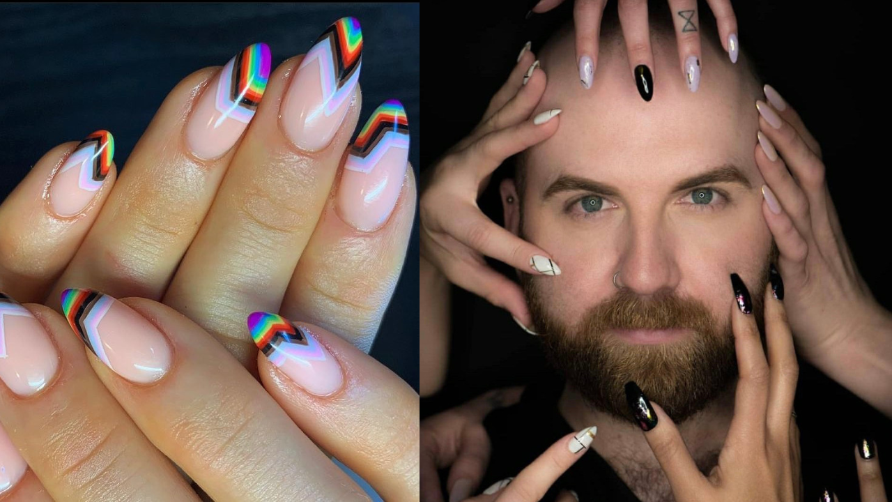 Dylan Pritchard has travelled around North America over the past 14 years as a nail technician and educator, picking up inspiration and skill from major cities to bring us eye-catching, precise designs with the humor only he could provide.