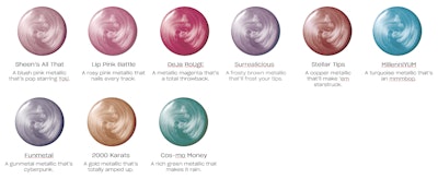 Infinite Shine lacquer shades.