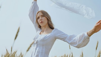 natural field woman dancing TRI-K-Fision-EcoSil-Image