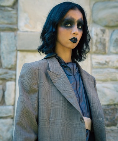 The inspiration for the 5000 Spring 2025 Ready-to-Wear show was rooted in underground punk culture, specifically drawing from a venue called Mabuhay Gardens in San Francisco.