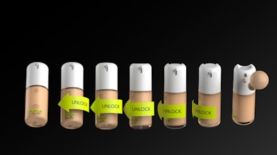 FusionPKG’s Dream Glass Atmospheric features a two-piece design comprising its Atmos-One100% polyolefin pump engine with a recycle-ready glass atmospheric package with PCR options.