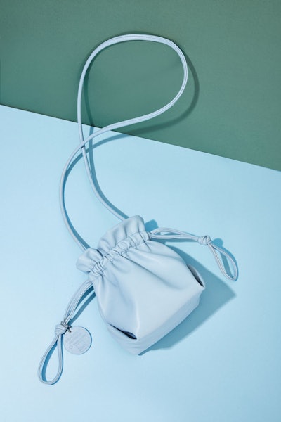 Cosmopak has tapped sustainable fashion for brand accessories, as seen with its Ecoforward Biomaterial PU (polyutrethane) Crossbody Bag. Unlike petroleum-based alternatives, biomaterial PU reportedly emits fewer greenhouse gases during production.