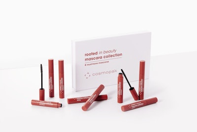 Cosmopak has reintroduced a selection of mascaras from its 2021 Let's Play collection. The eight clean mascaras are designed to properly match formulas, wands (flexible molded and wired brushes) and wipers for desired effects, including lengthening, curling, defining and volumizing.