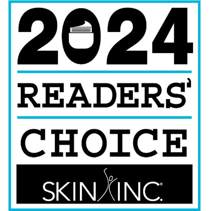 Skin Inc. Readers' Choice Award Logo 2024