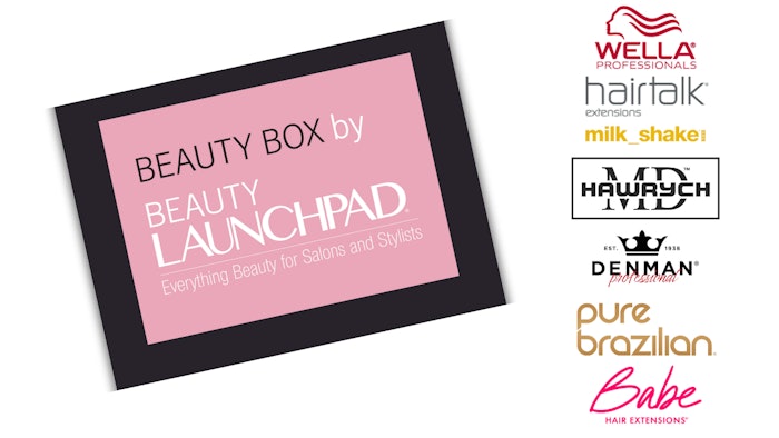 Beauty Launchpad Beauty Box and participating brand logos.