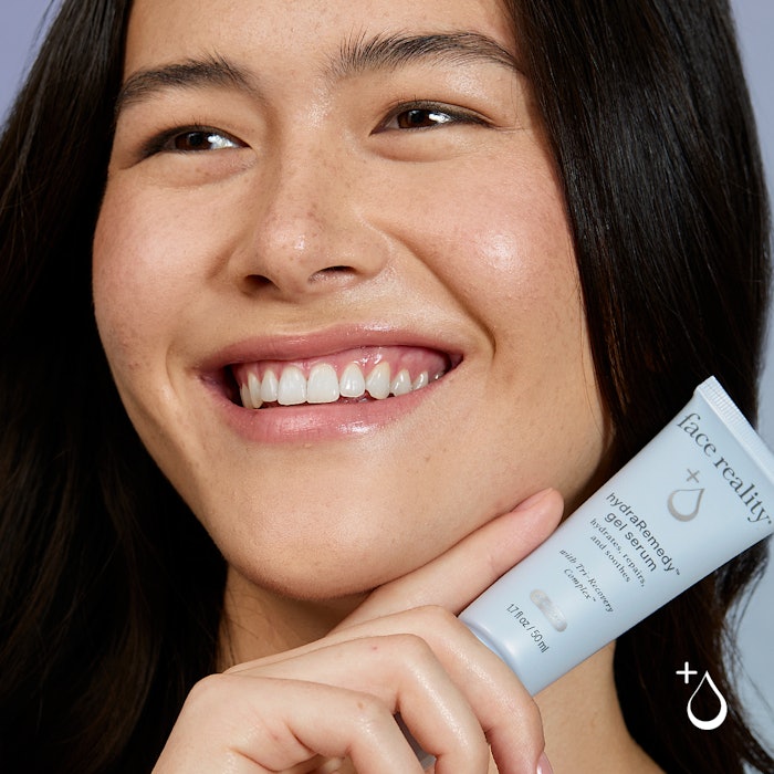 Face Reality HydraRemedy Gel Serum focuses on hydration to strengthen its barrier and support the skin microbiome for acne-prone skin.