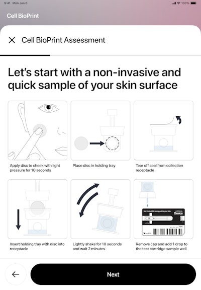 Step-by-step: How the the lab-on-a-chip system works.