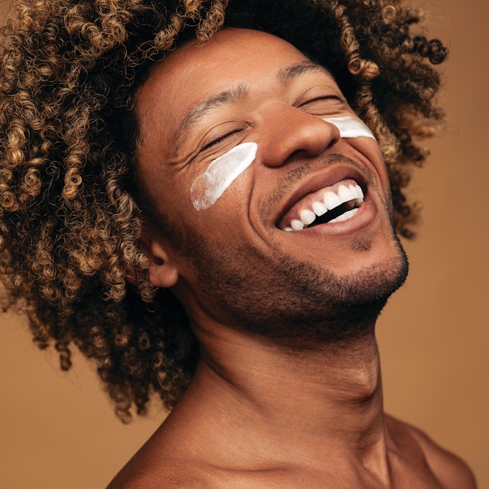 male skin care in the spa