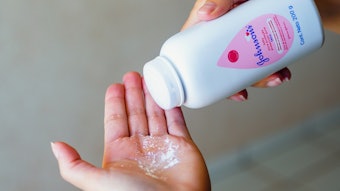 Woman Pouring Baby Powder Into Hands Adobe Stock 525122110 Editorial Use Only