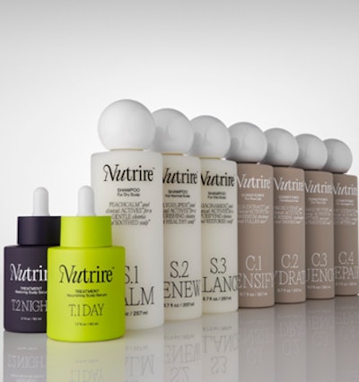 Nutrire, a new hair care line dedicated to innovation, is the first to offer a personalized system that addresses unique scalp and strand needs.