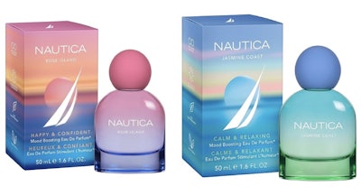 The two fragrances from Nautica include mood-boosting ingredients.