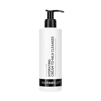 The gentle, lightweight Hydrating Cream-to-Milk Cleanser ($19), meanwhile, comprises soothing rice milk and hydrating hyaluronic acid.