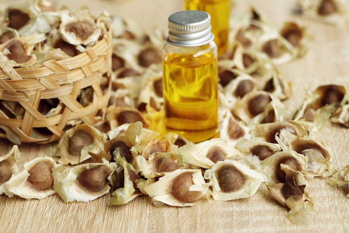 Developed from a by-product of moringa oil extraction, MorinGuard is an upcycled ingredient designed for anti-inflammatory skin care applications.