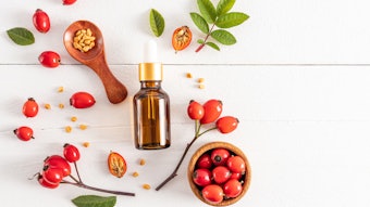 The ingredient is derived from the skin of wild-growing rosehip berries, a plant material historically used for its health-promoting properties.