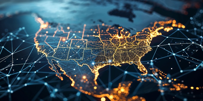 Usa Map Distribution Concept Adobe Stock 707191426