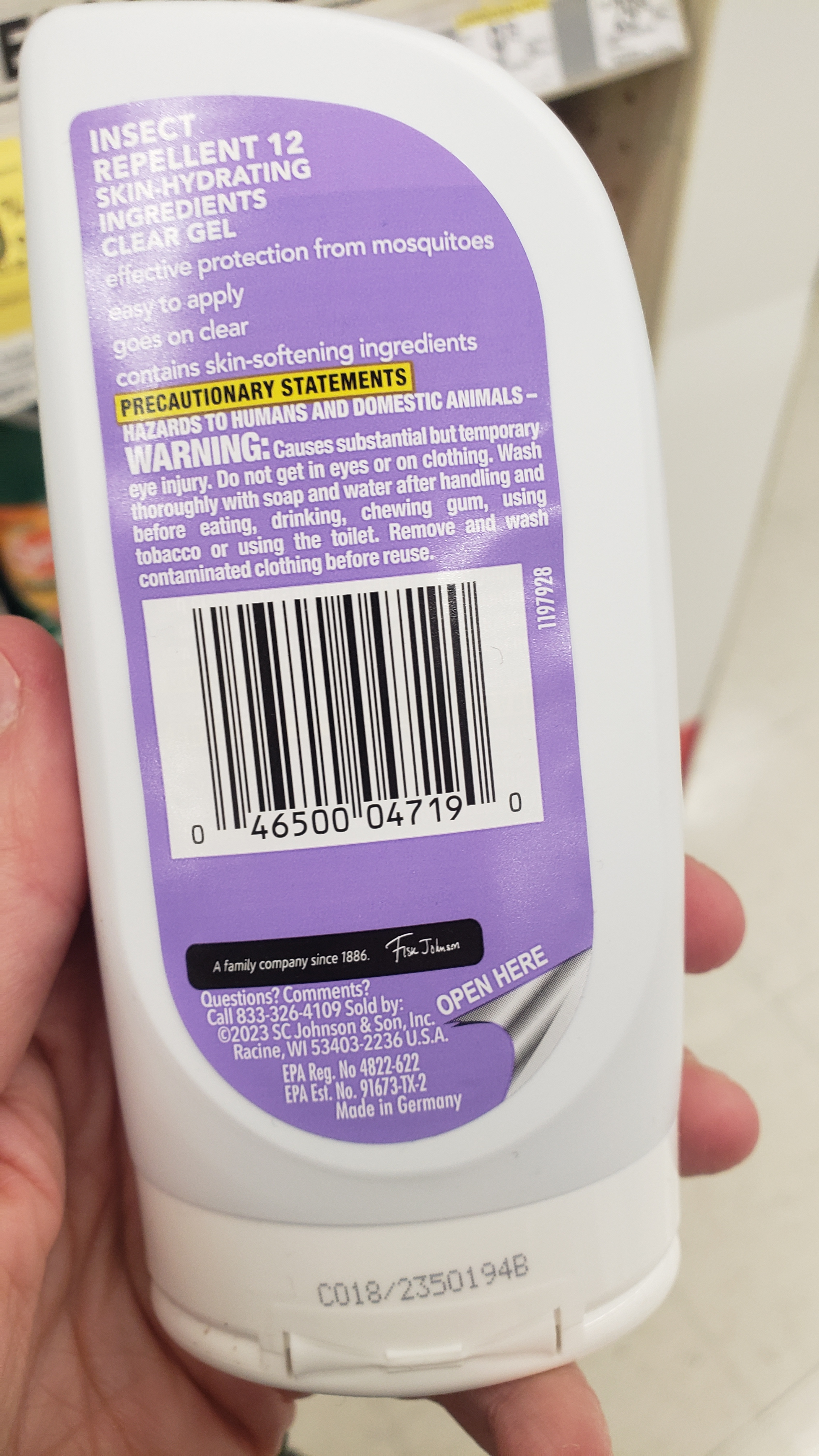 Product Spotlight: OFF! Clear Gel Insect Repellent with Hydrating ...