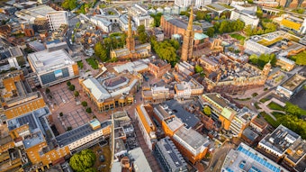 Coventry Uk Aerial View Adobe Stock 649982213