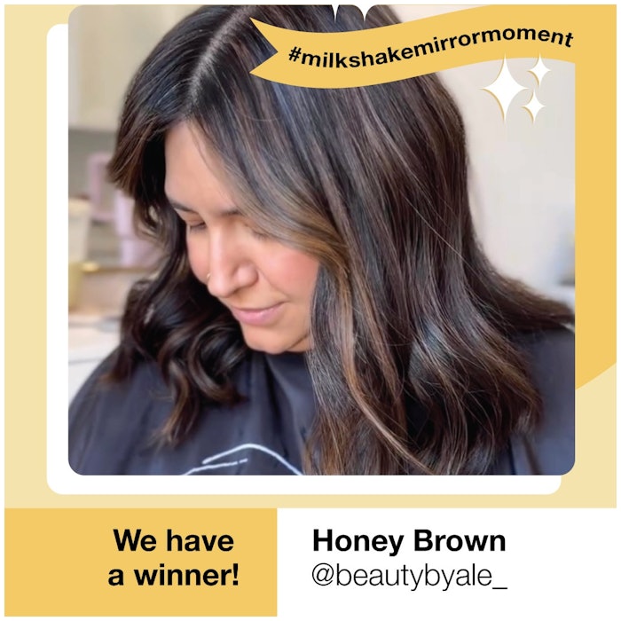 On National Gloss Day, milk_shake announced the winner of its Mirror Moments contest, who will headed to Ibiza for Hairtopia!