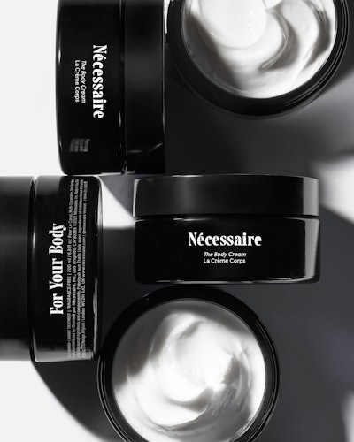 Body care brands like Nécessaire focus on barrier repair for the whole body, not just the face.