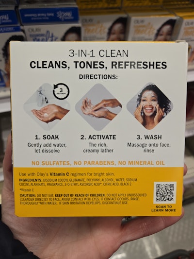 Olay Cleansing Melts Back