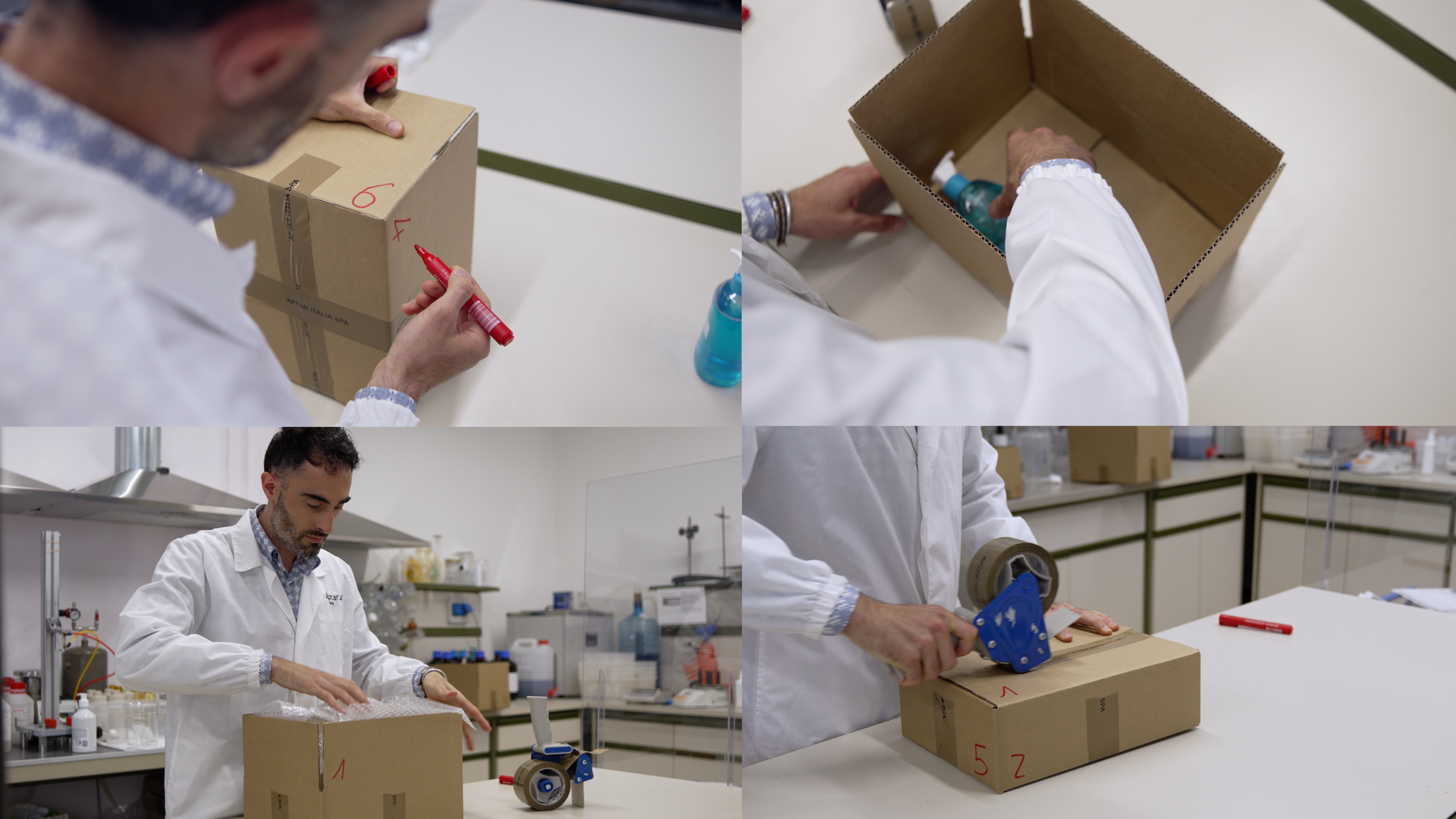The Chieti lab uses advanced technology to test packaging under real-world shipping conditions, following Amazon ISTA-6 protocols.