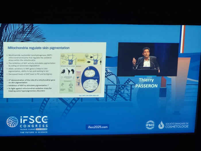 Keynote speaker Prof. Thierry Passeron, M.D., Ph.D, head of dermatology at the University Hospital of Nice, addressed UV-induced skin damage across UVB, UVA and visible light spectrums.