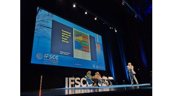In his keynote address, Marc-André Selosse, professor of the National Museum of Natural History and the Institut Universitaire de France, challenged the conventional view of microbes, positioning the skin microbiota as a crucial protective layer.