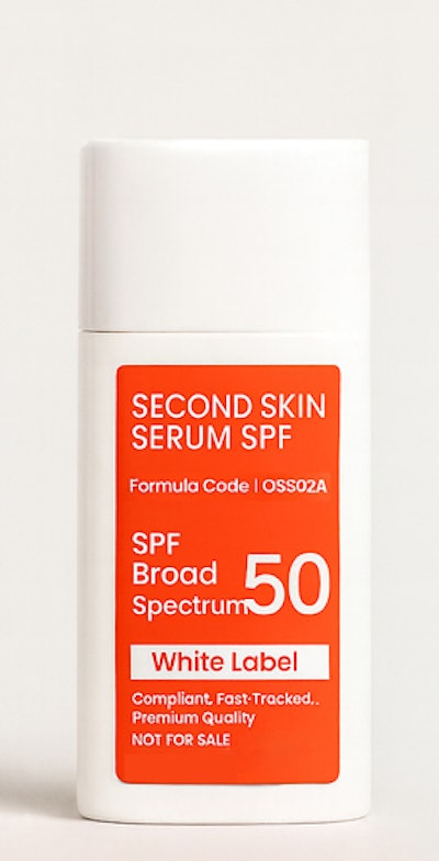 CTK's Second Skin Serum SPF 50 features zing oxide and a serum-like, lightweight texture housed in a 30 ml tottle.