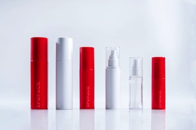 The AQ Bottle Heavy Wall Bottle from Epopack is a sleek, sustainable packaging solution crafted entirely from PET.