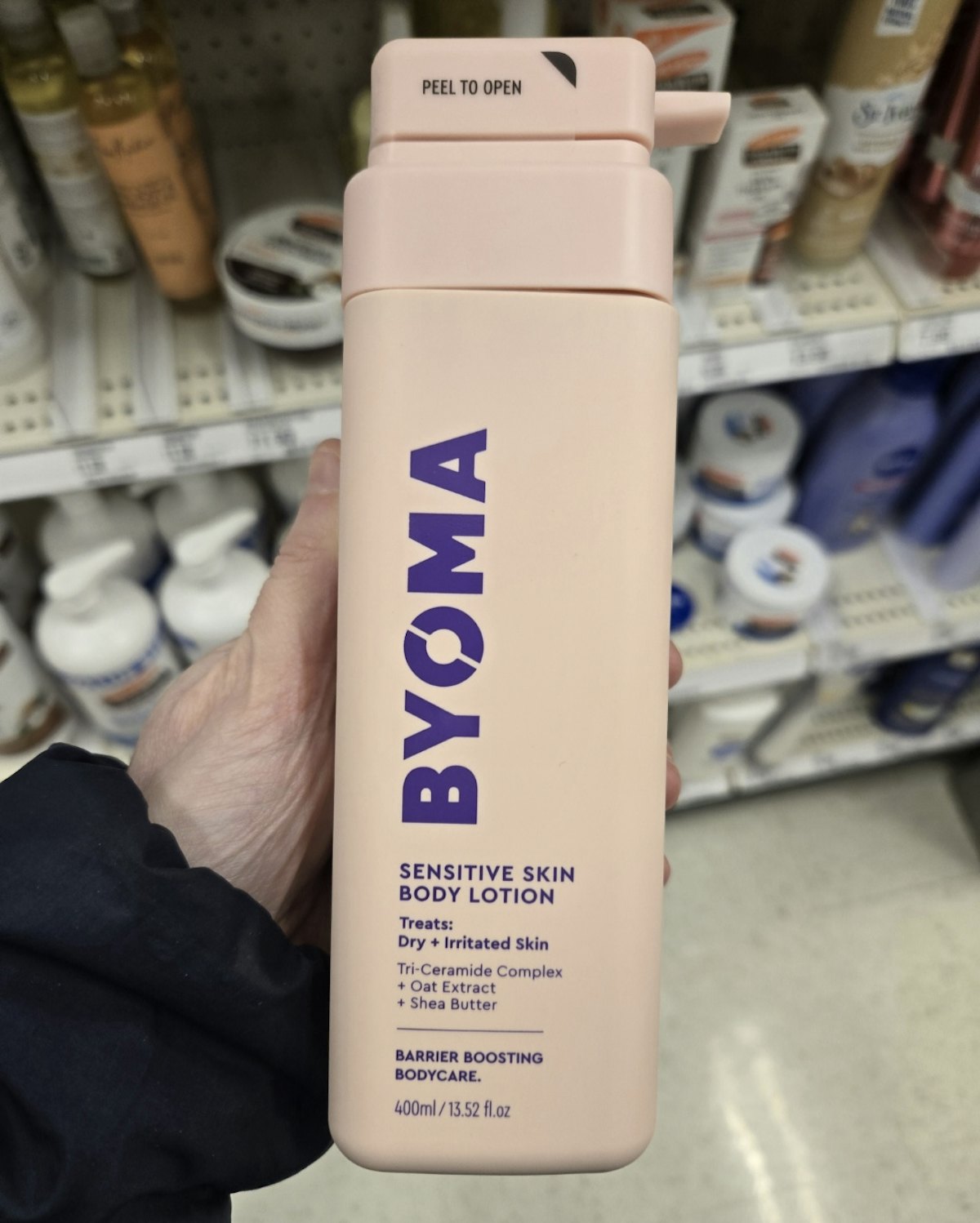 Ceramide Product Spotlight: Byoma Sensitive Skin Body Lotion