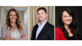 (From L) Marisa Plescia, president; Perry Romanowski, vice president; Valerie George, vice president-elect