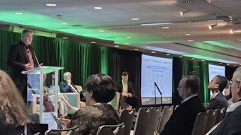 Epigenetics and biomimetics were two buzz words at this year's meeting. Here, Paul Lawrence, Ph.D., of Biocogent, presented on epigenetics and miRNA to bolster or intercept skin cell 'text messages.'