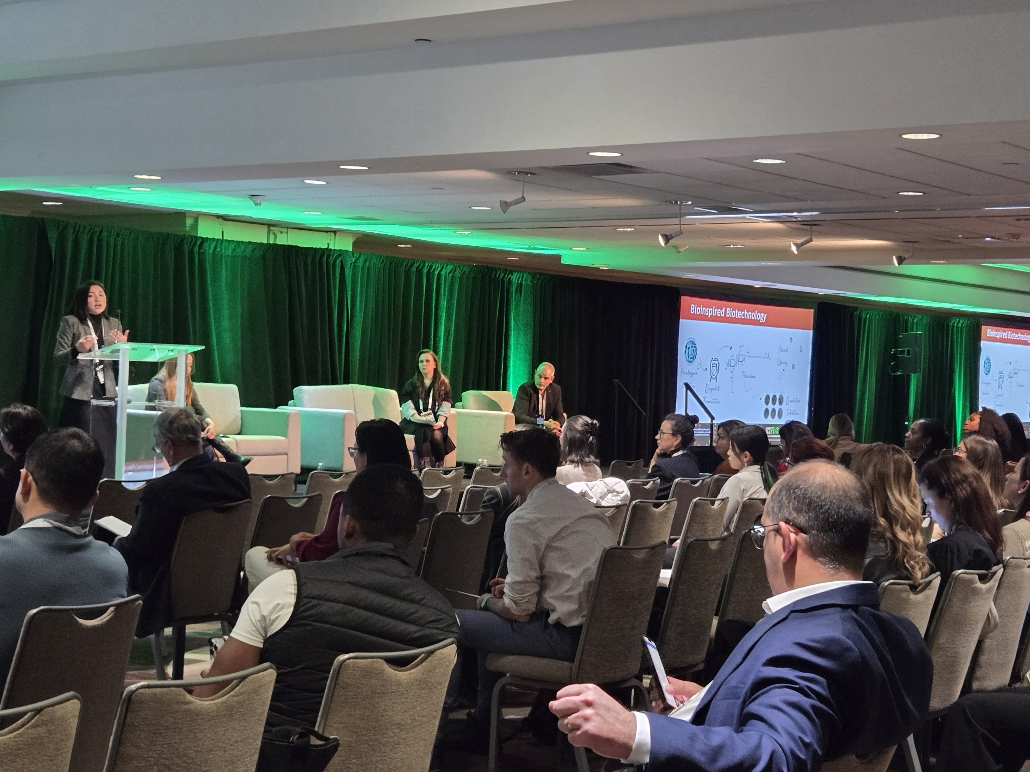 Melissa Bergman, of Solabia, presented a novel bio-inspired glycolipid from plant holobiont for targeting atopic-prone skin disorders.