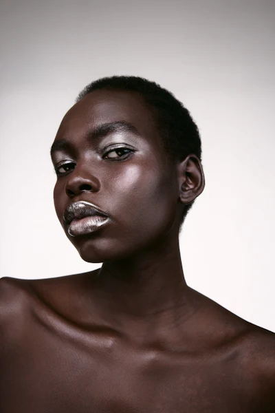 Refy's Chrome Collection includes a Cream Shimmer and Chrome Lip Gloss, offering buildable iridescence for lips and cheeks.